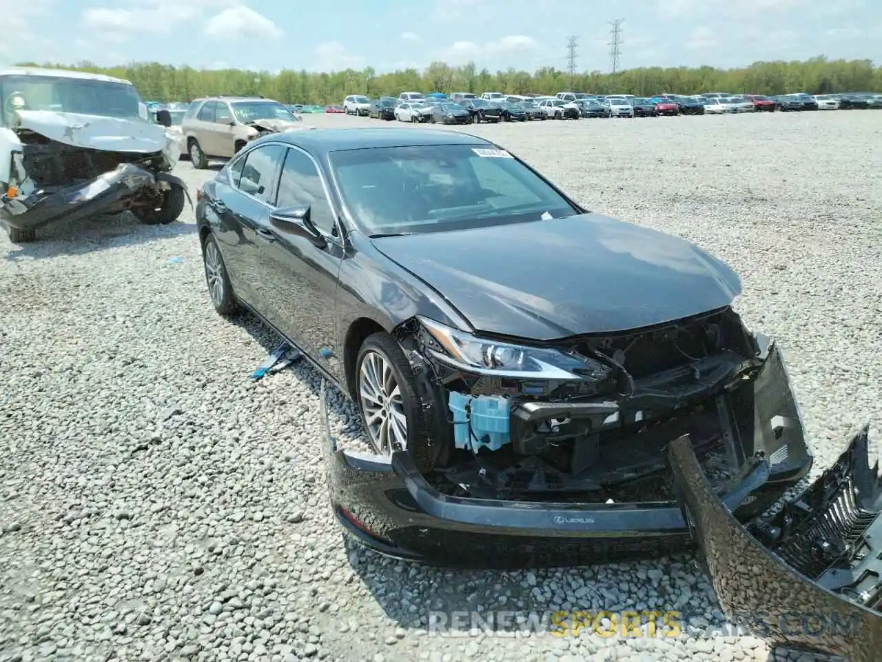 1 Photograph of a damaged car 58ADZ1B17MU091242 LEXUS ES350 2021