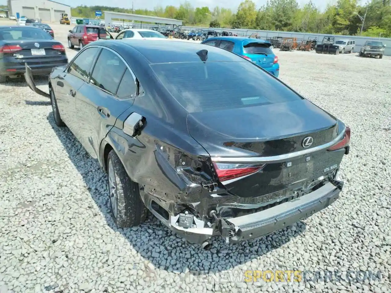 3 Photograph of a damaged car 58ADZ1B17MU091242 LEXUS ES350 2021