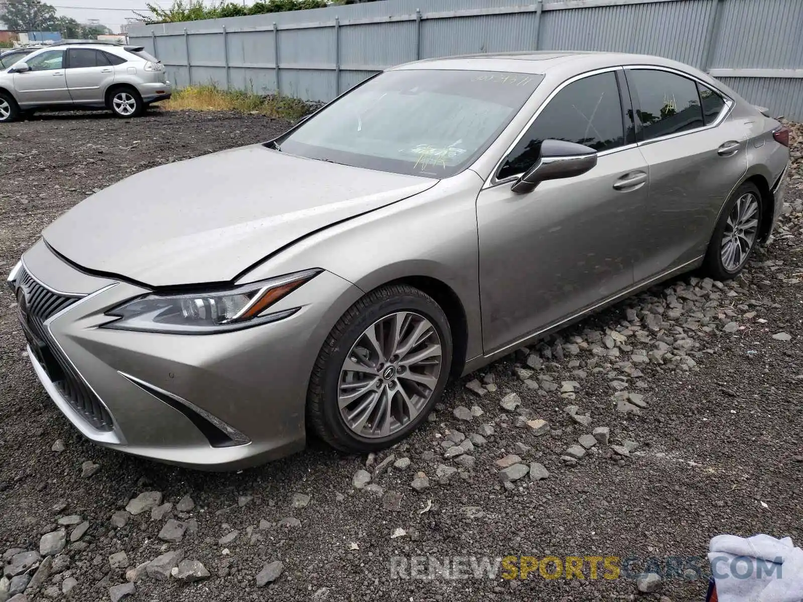 2 Photograph of a damaged car 58ADZ1B17MU107004 LEXUS ES350 2021