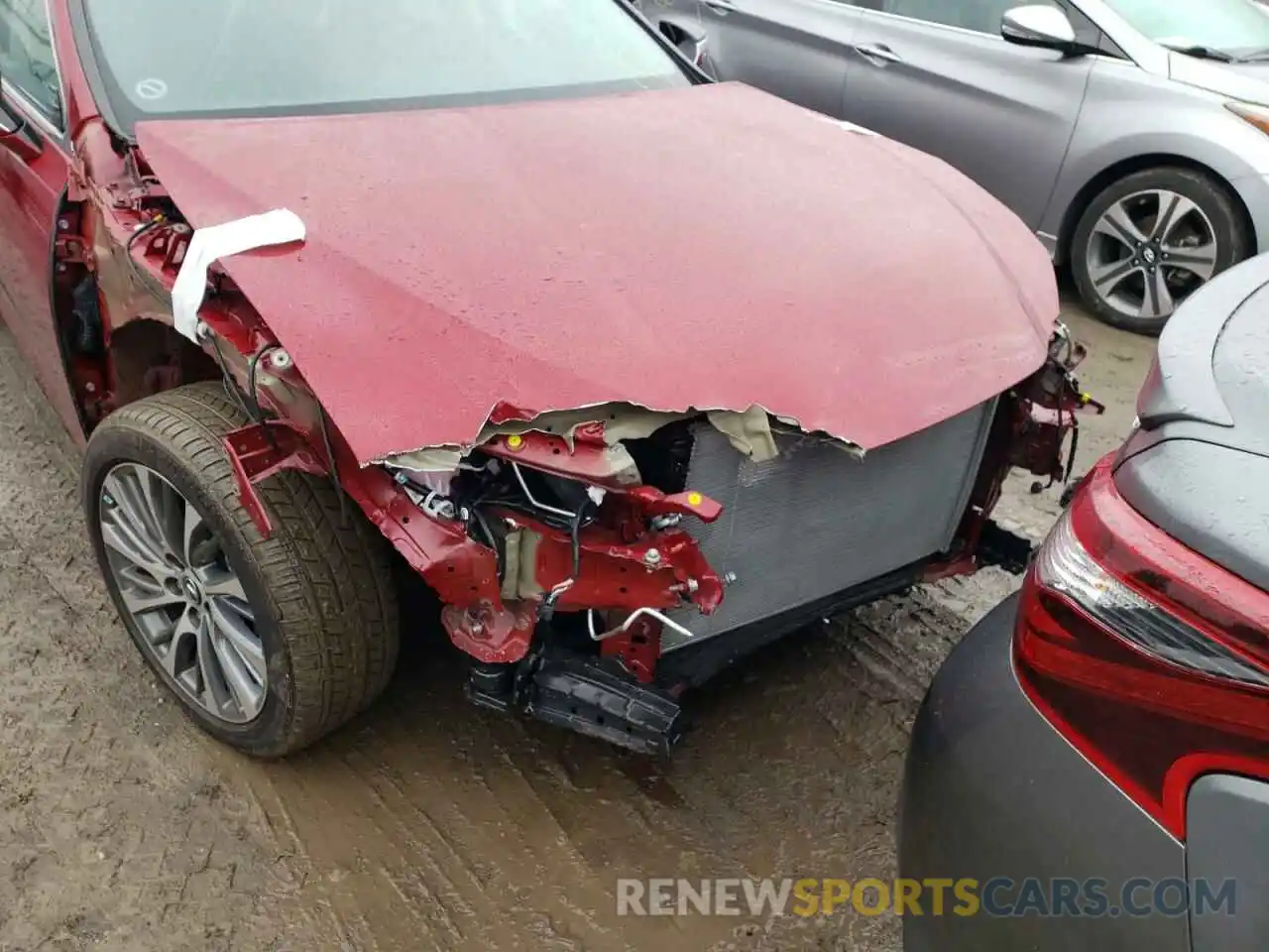 9 Photograph of a damaged car 58ADZ1B17MU110839 LEXUS ES350 2021