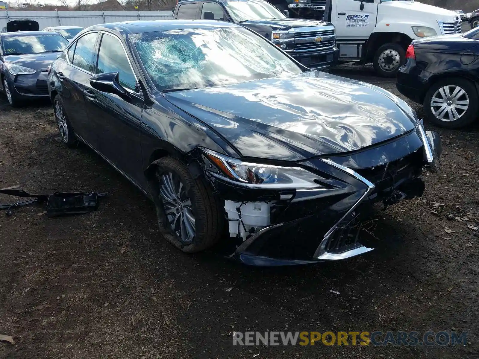 1 Photograph of a damaged car 58ADZ1B18MU083523 LEXUS ES350 2021