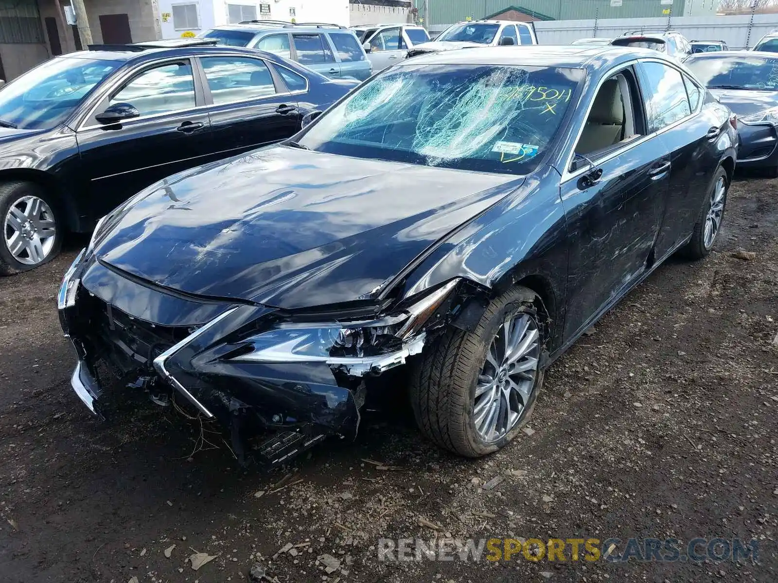 2 Photograph of a damaged car 58ADZ1B18MU083523 LEXUS ES350 2021