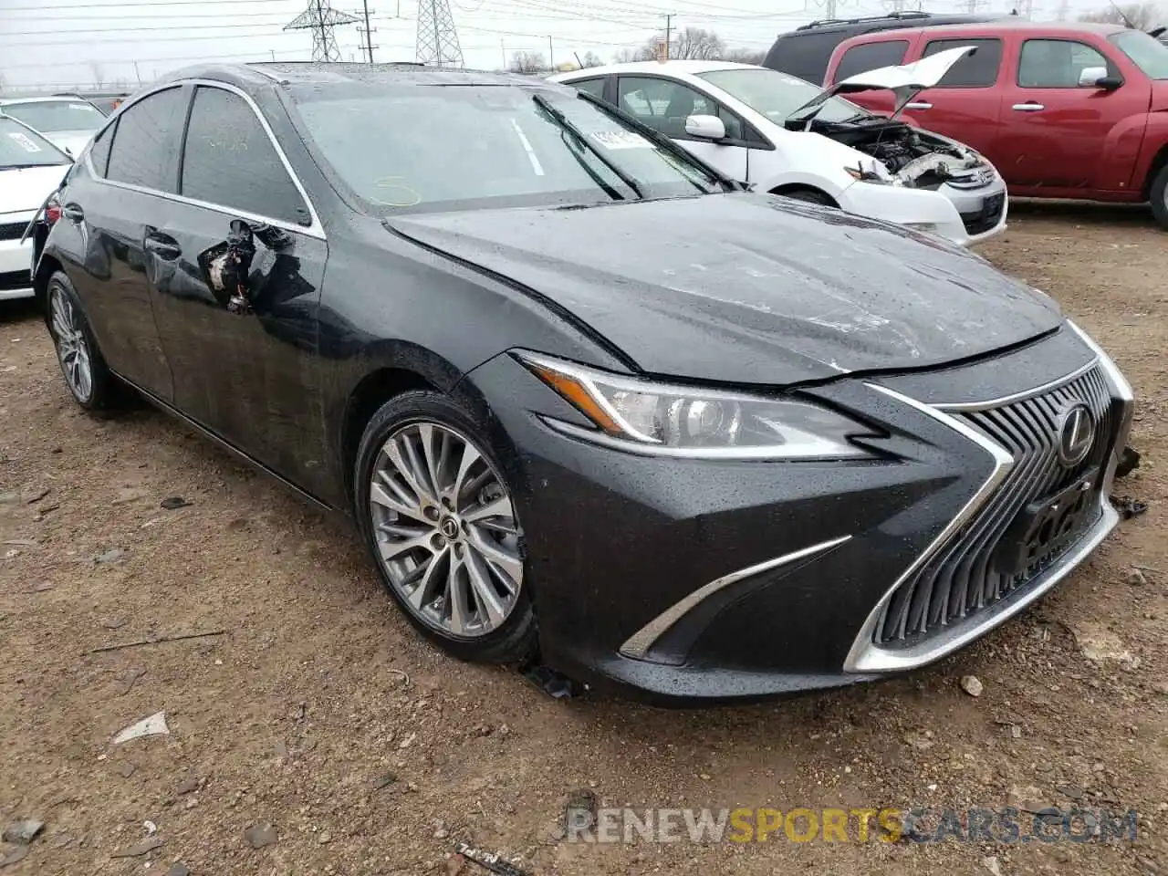 1 Photograph of a damaged car 58ADZ1B18MU084249 LEXUS ES350 2021