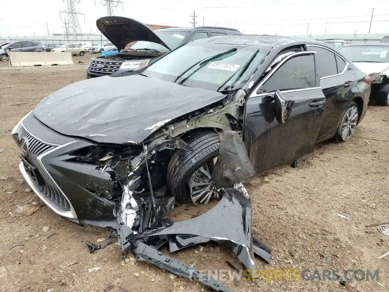 2 Photograph of a damaged car 58ADZ1B18MU084249 LEXUS ES350 2021