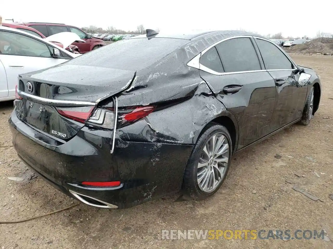 4 Photograph of a damaged car 58ADZ1B18MU084249 LEXUS ES350 2021