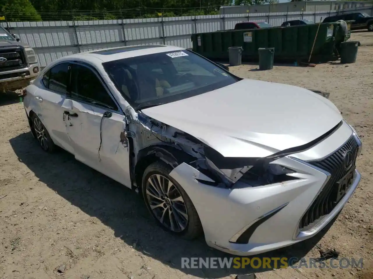 1 Photograph of a damaged car 58ADZ1B18MU084591 LEXUS ES350 2021