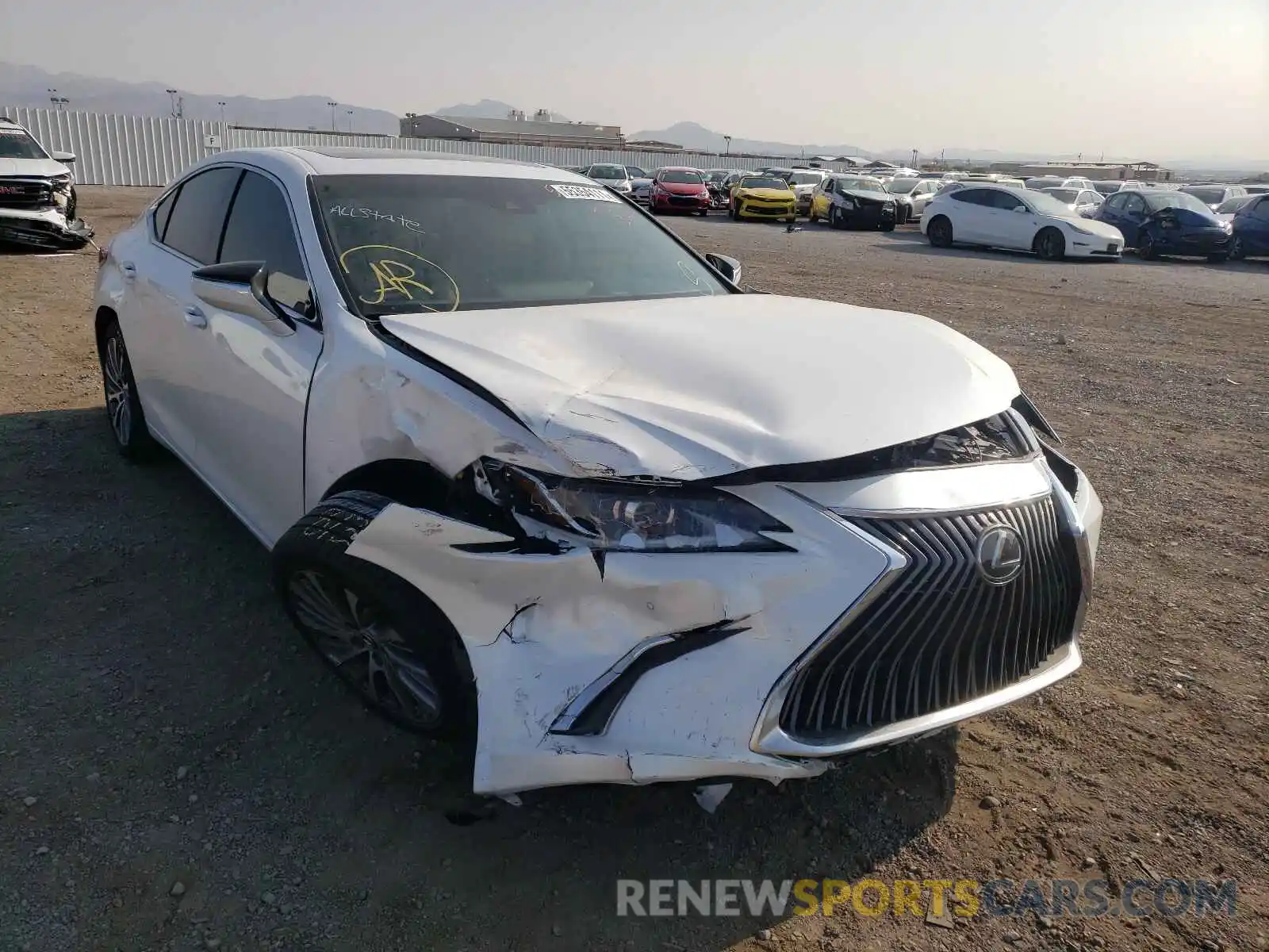 1 Photograph of a damaged car 58ADZ1B18MU086485 LEXUS ES350 2021