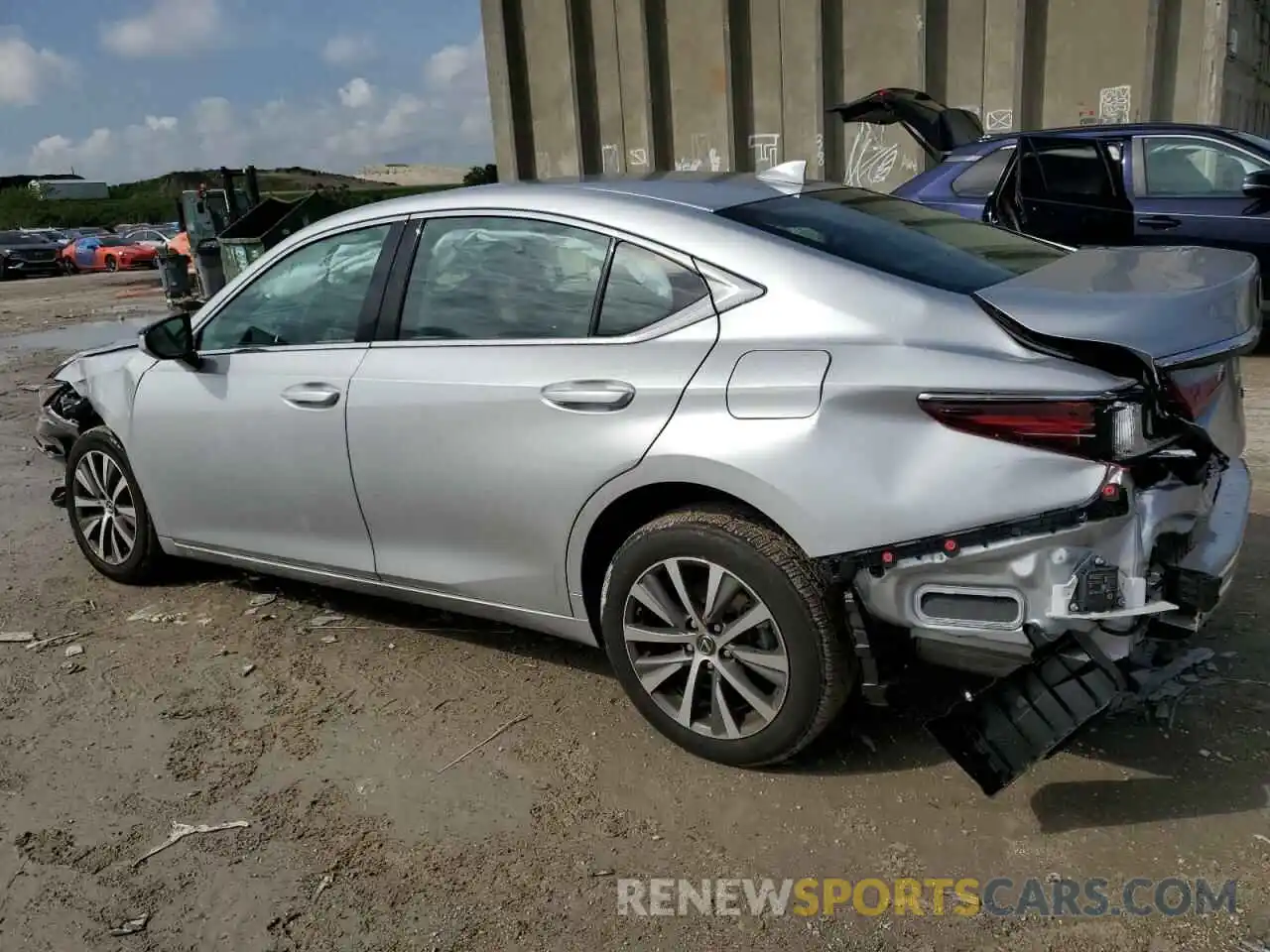 2 Photograph of a damaged car 58ADZ1B18MU090665 LEXUS ES350 2021