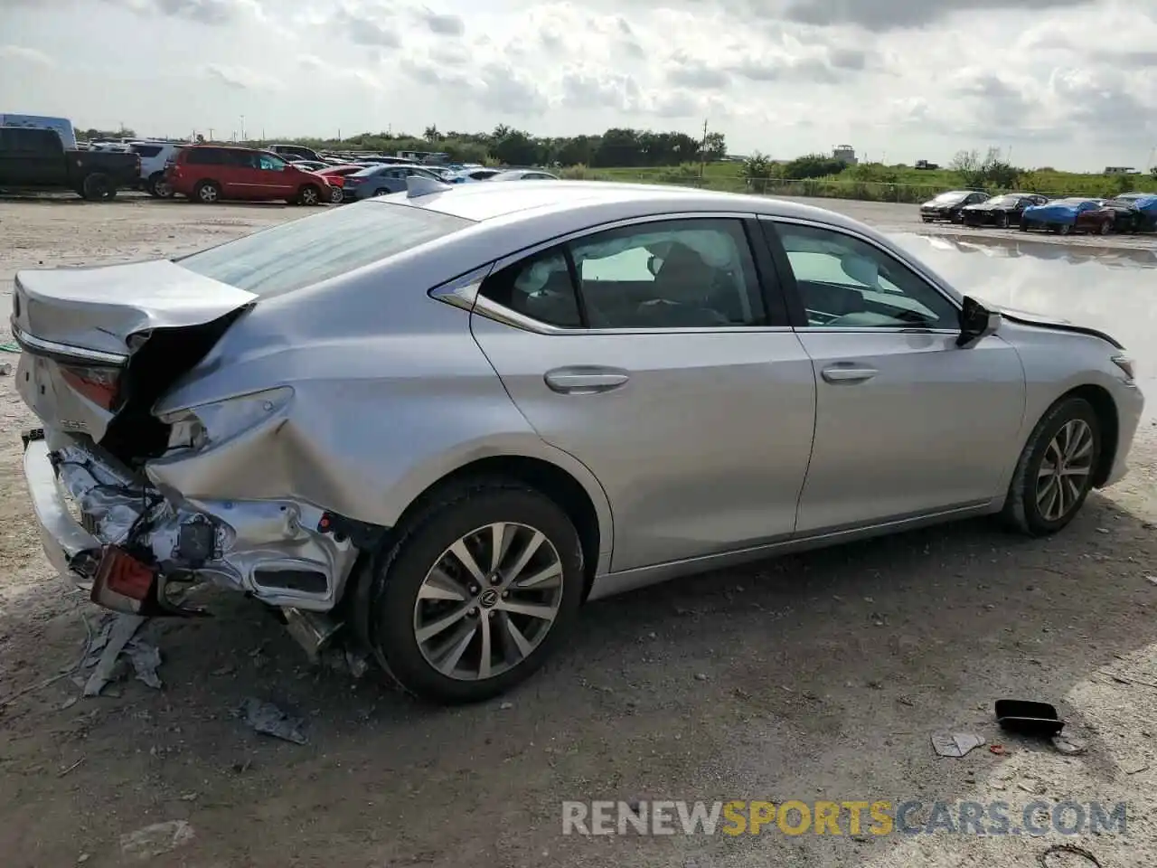 3 Photograph of a damaged car 58ADZ1B18MU090665 LEXUS ES350 2021