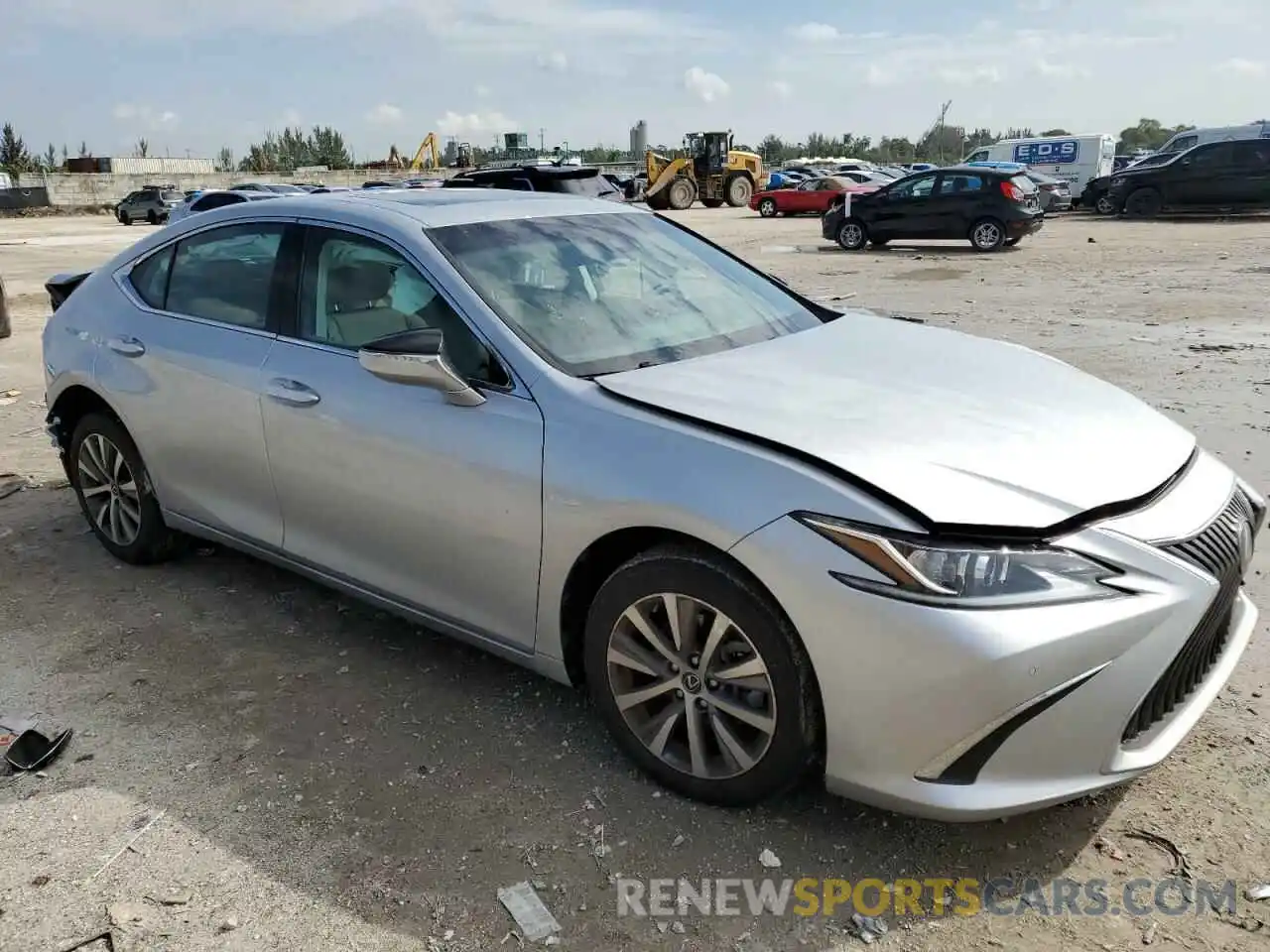 4 Photograph of a damaged car 58ADZ1B18MU090665 LEXUS ES350 2021