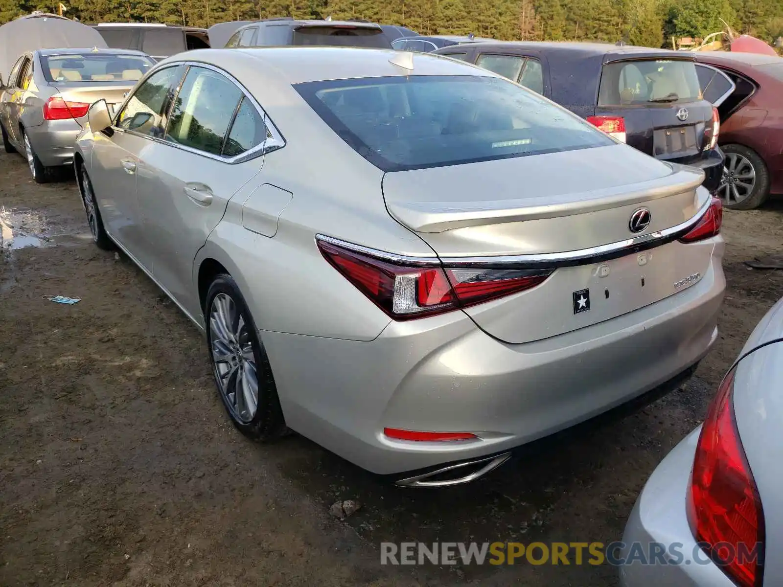 3 Photograph of a damaged car 58ADZ1B18MU094375 LEXUS ES350 2021