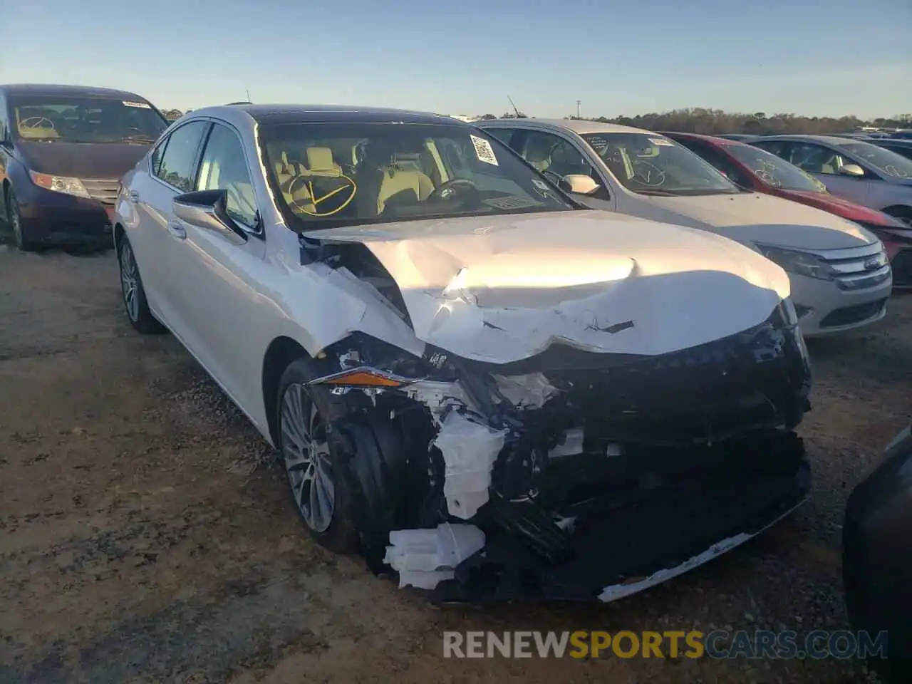 1 Photograph of a damaged car 58ADZ1B18MU096367 LEXUS ES350 2021