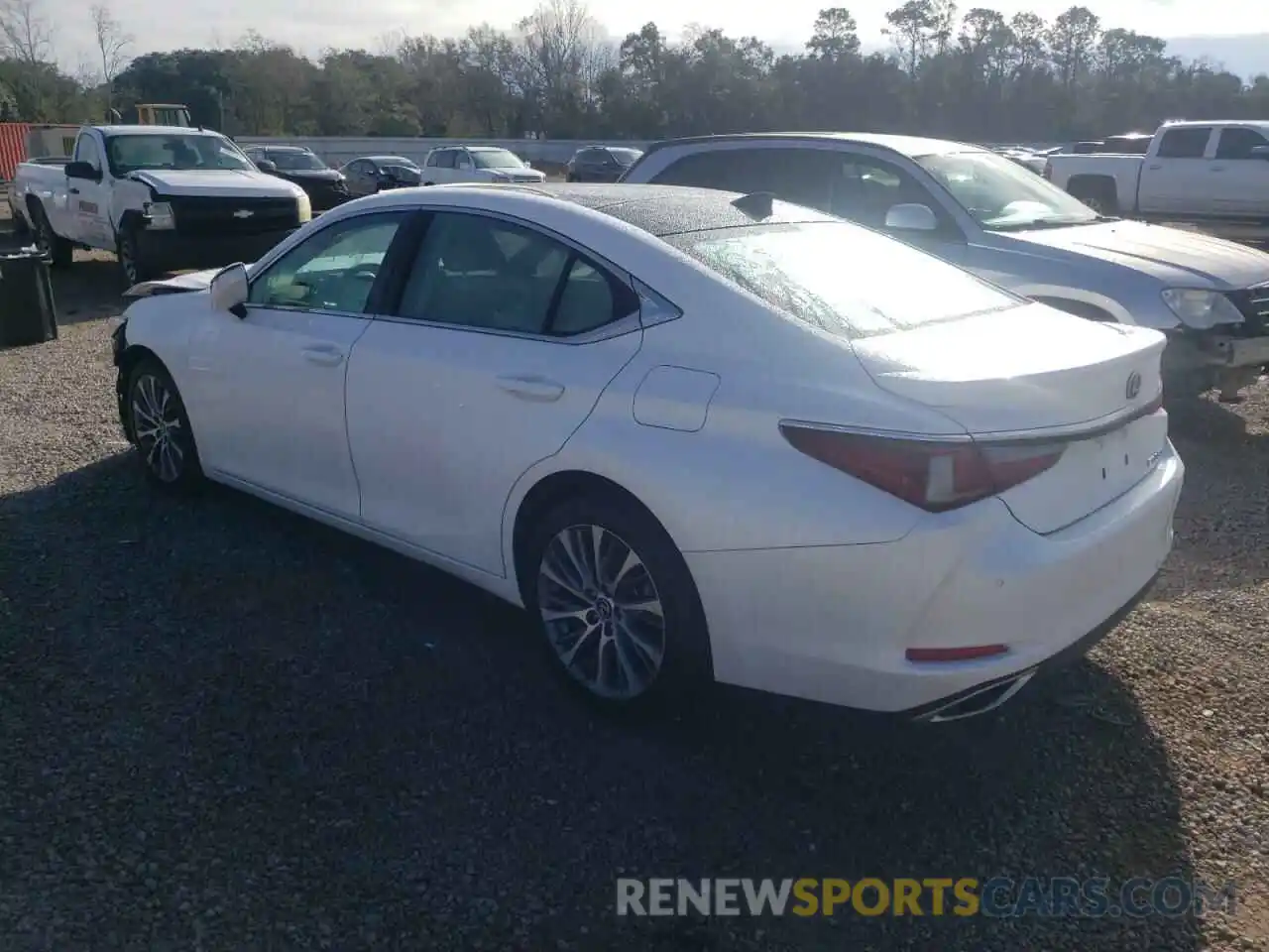 3 Photograph of a damaged car 58ADZ1B18MU096367 LEXUS ES350 2021