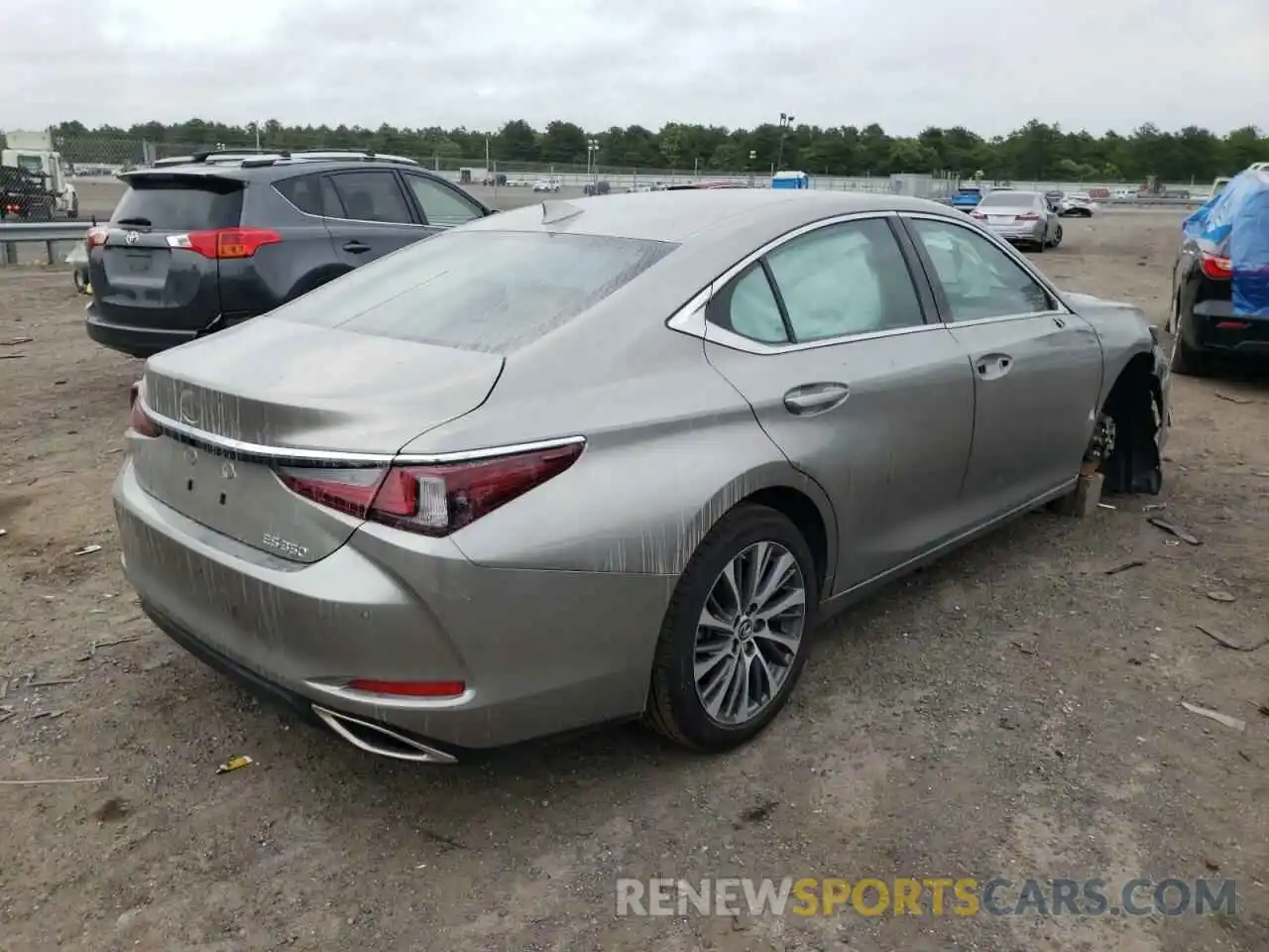 4 Фотография поврежденного автомобиля 58ADZ1B18MU103477 LEXUS ES350 2021