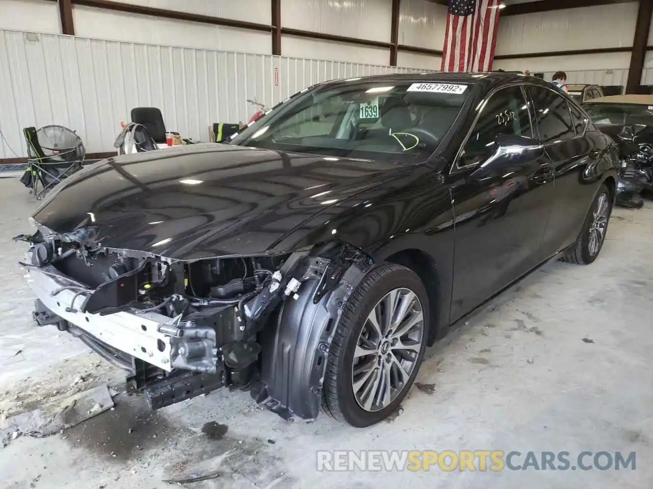 2 Photograph of a damaged car 58ADZ1B19MU088648 LEXUS ES350 2021