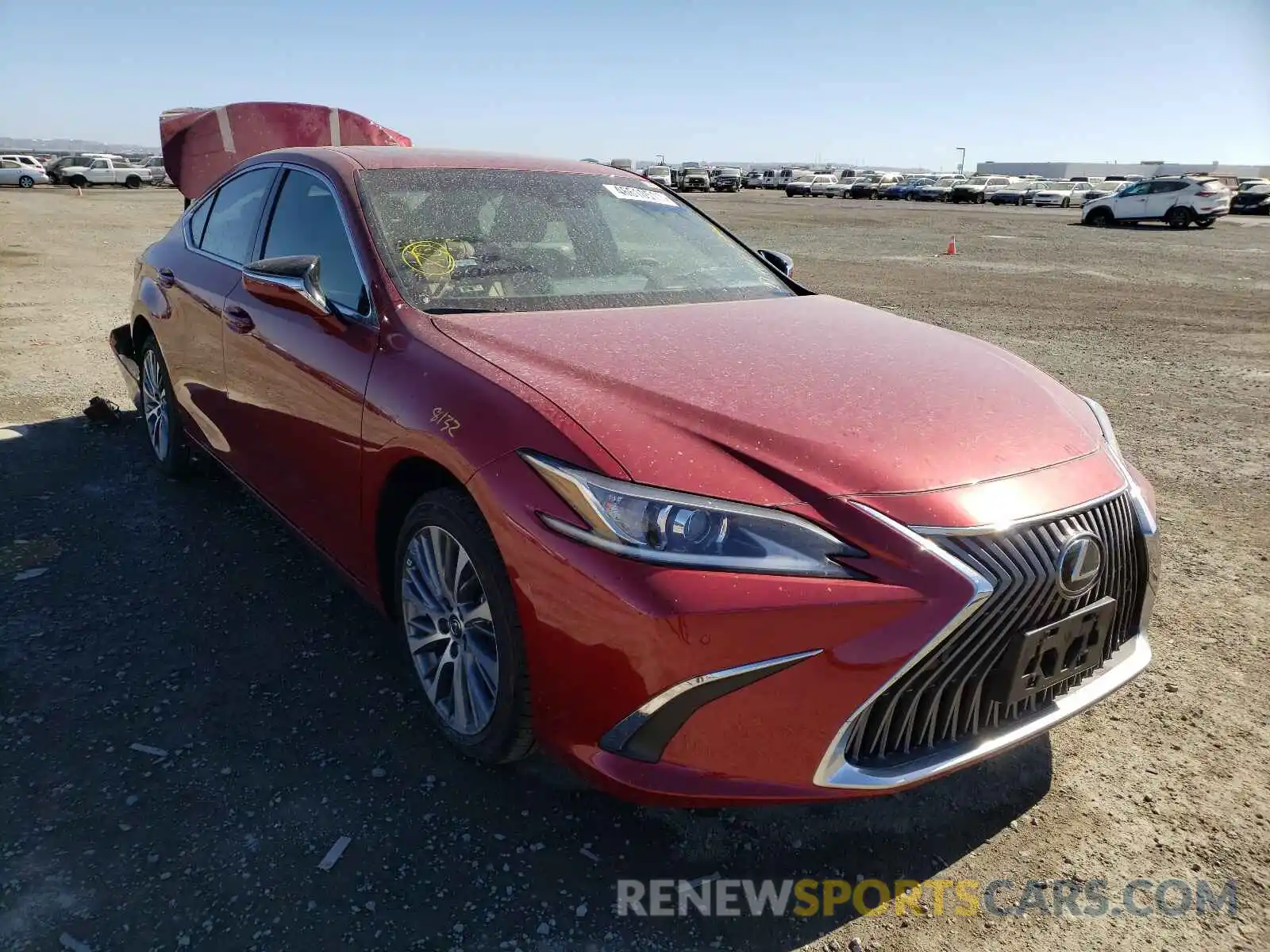 1 Photograph of a damaged car 58ADZ1B19MU091159 LEXUS ES350 2021