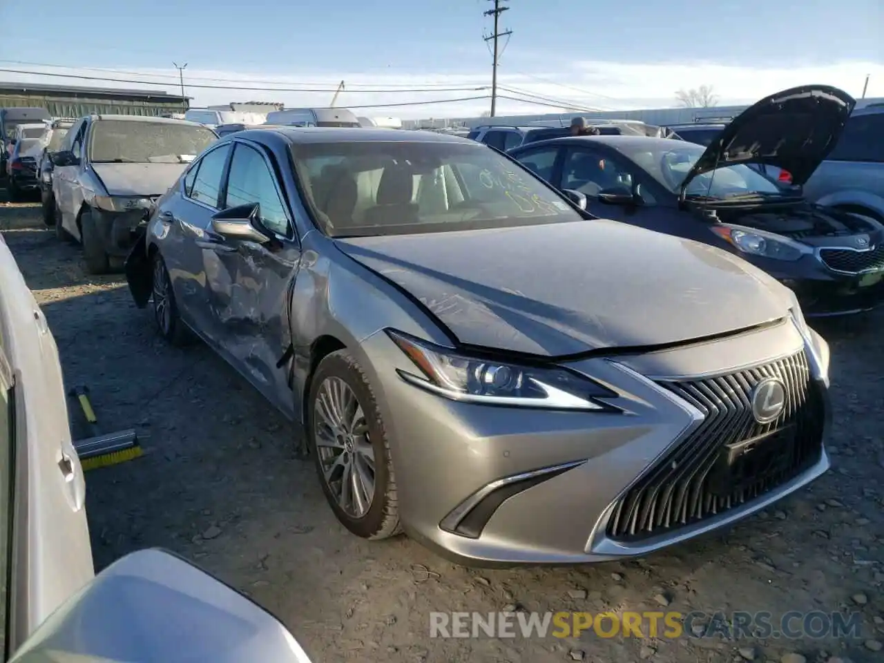 1 Photograph of a damaged car 58ADZ1B19MU092232 LEXUS ES350 2021