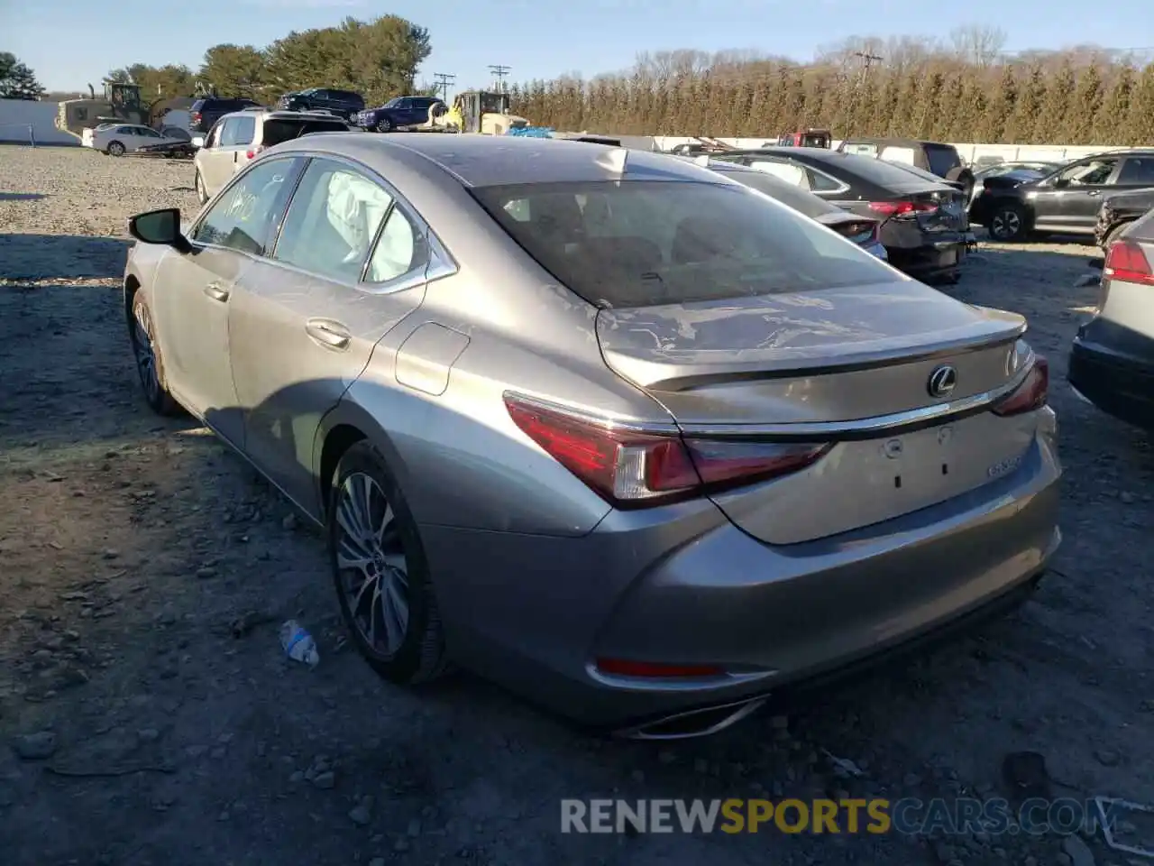 3 Photograph of a damaged car 58ADZ1B19MU092232 LEXUS ES350 2021