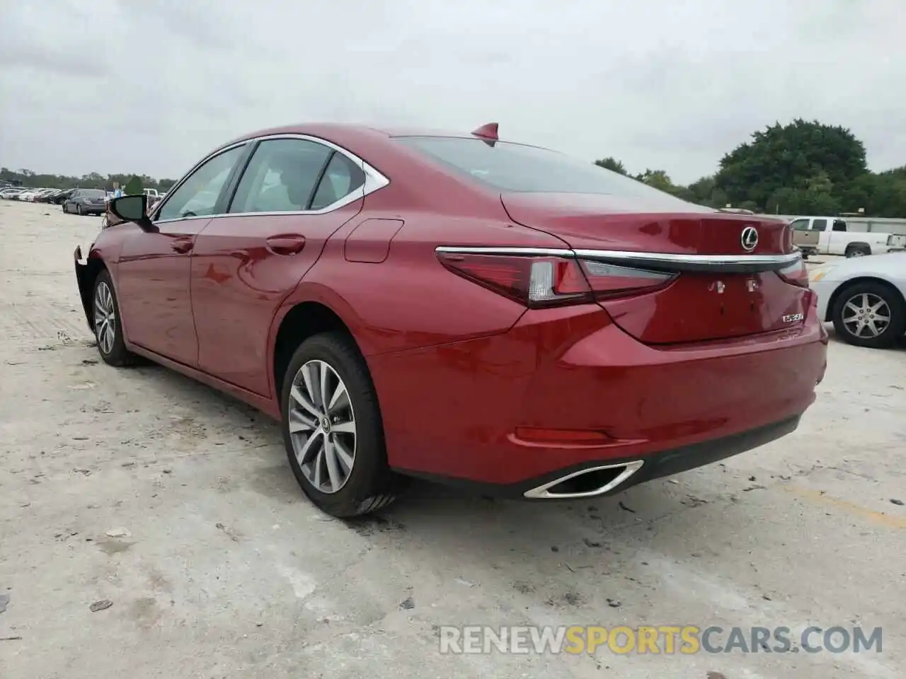 3 Photograph of a damaged car 58ADZ1B19MU093932 LEXUS ES350 2021