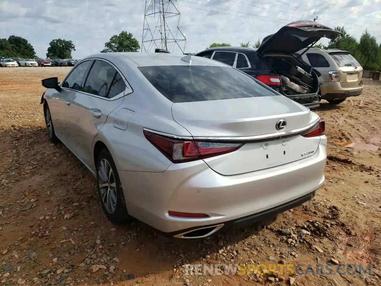 3 Photograph of a damaged car 58ADZ1B19MU100300 LEXUS ES350 2021