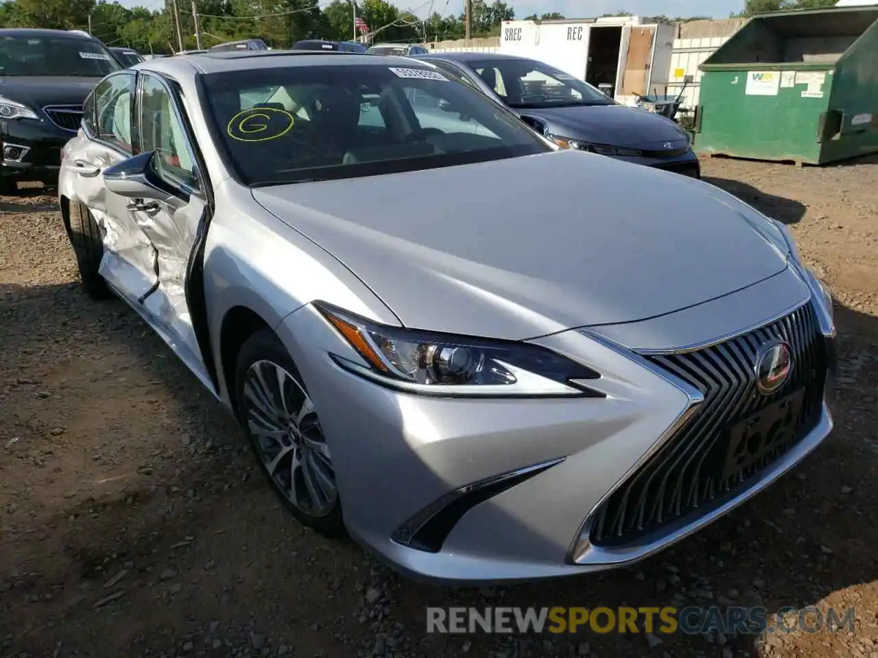 1 Photograph of a damaged car 58ADZ1B19MU105058 LEXUS ES350 2021