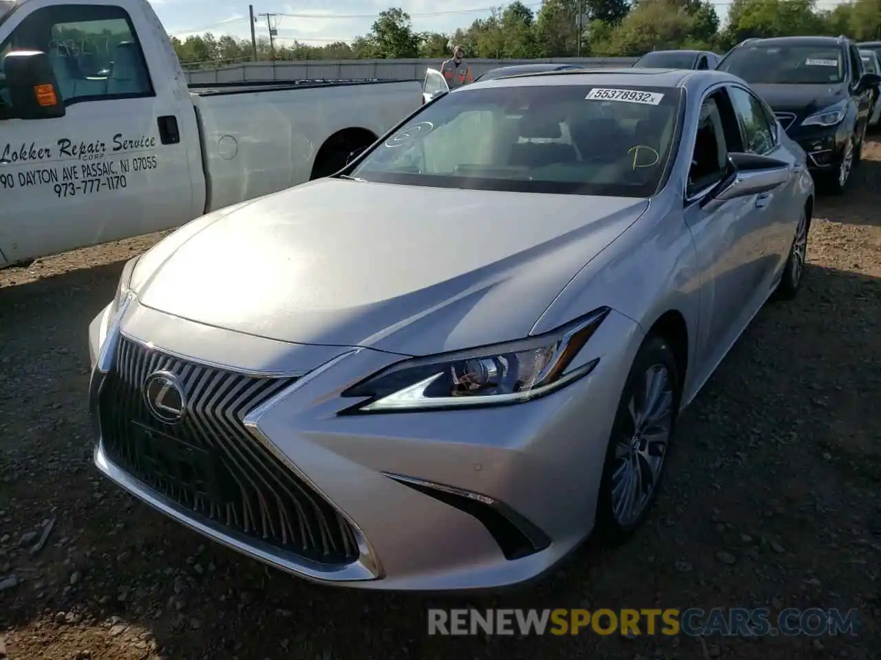 2 Photograph of a damaged car 58ADZ1B19MU105058 LEXUS ES350 2021