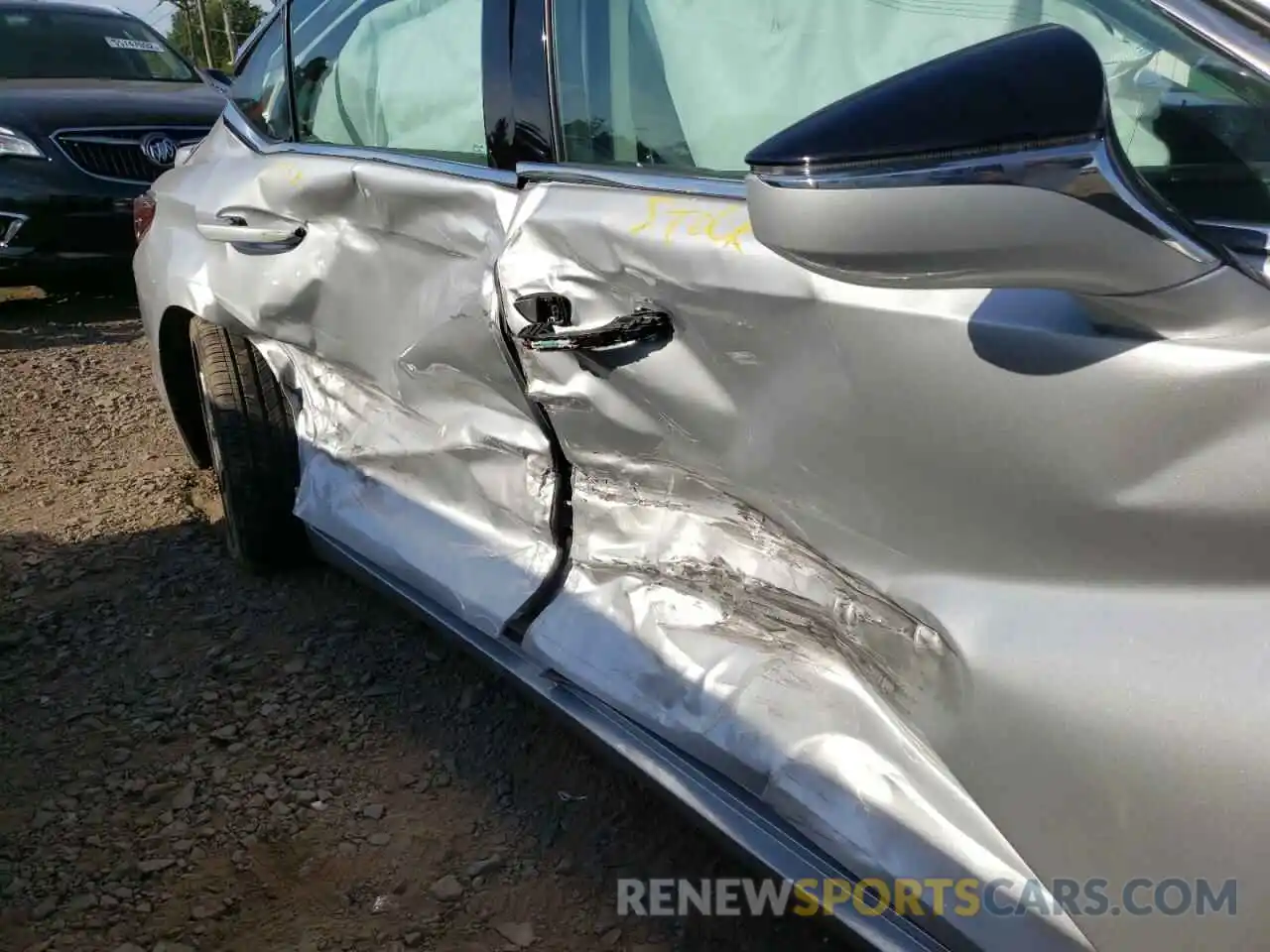 9 Photograph of a damaged car 58ADZ1B19MU105058 LEXUS ES350 2021