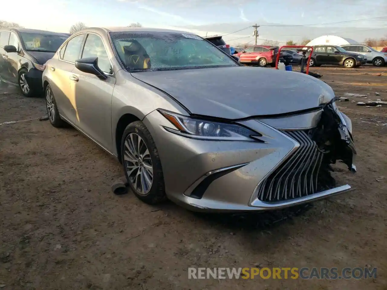 1 Photograph of a damaged car 58ADZ1B1XMU092322 LEXUS ES350 2021