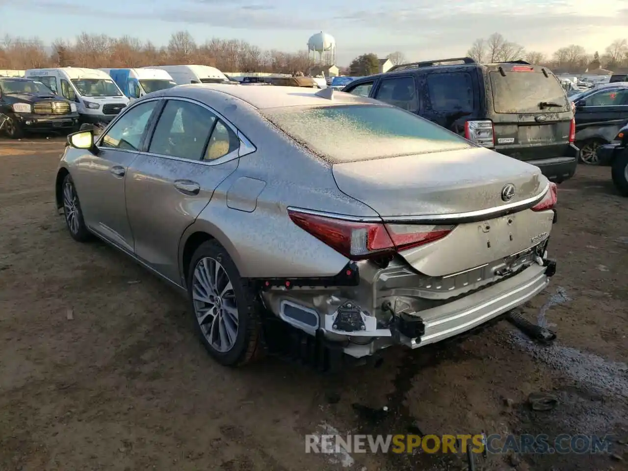 3 Photograph of a damaged car 58ADZ1B1XMU092322 LEXUS ES350 2021