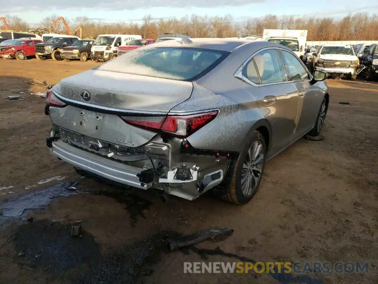 4 Photograph of a damaged car 58ADZ1B1XMU092322 LEXUS ES350 2021