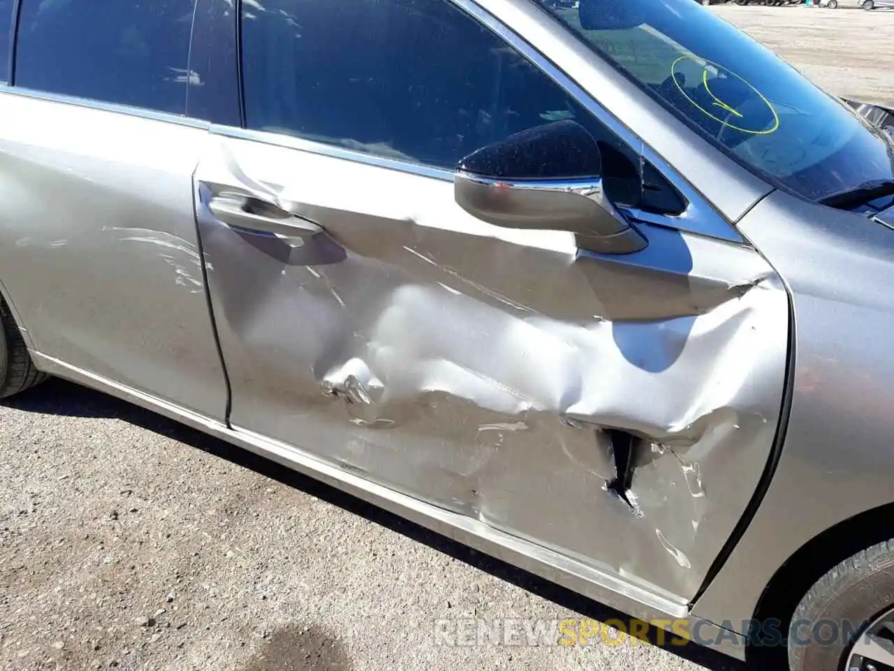 9 Photograph of a damaged car 58ADZ1B1XMU094121 LEXUS ES350 2021