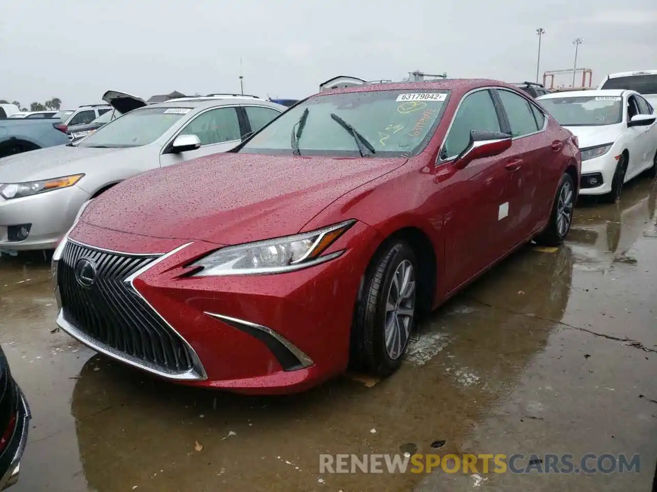 2 Photograph of a damaged car 58ADZ1B1XMU096306 LEXUS ES350 2021