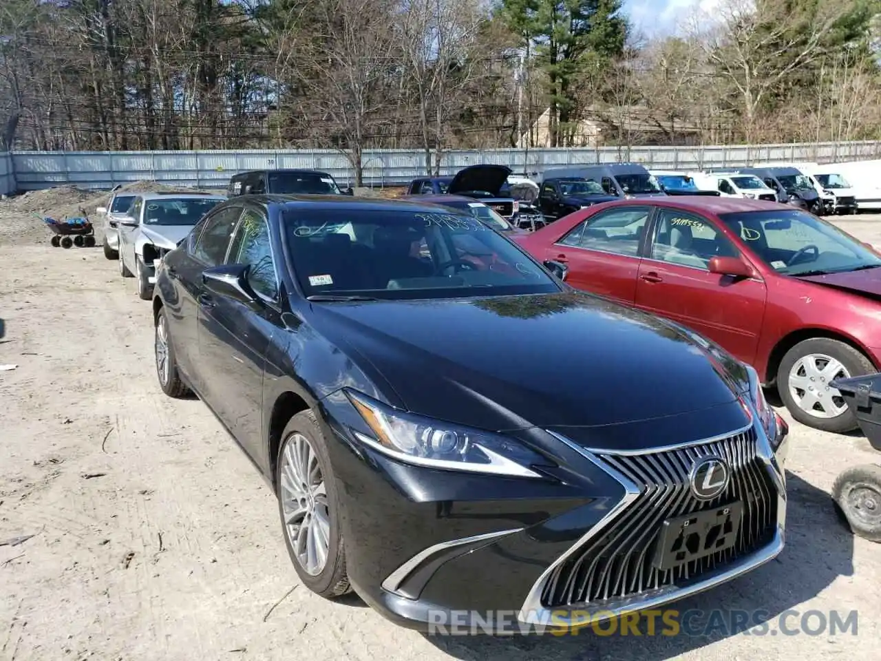 1 Photograph of a damaged car 58ADZ1B1XMU109829 LEXUS ES350 2021