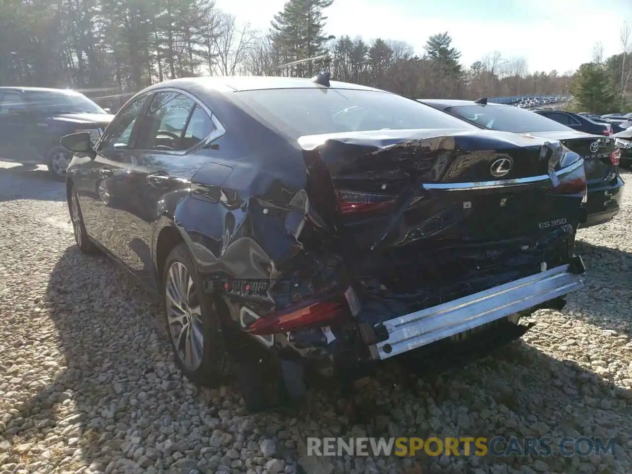 3 Photograph of a damaged car 58ADZ1B1XMU109829 LEXUS ES350 2021