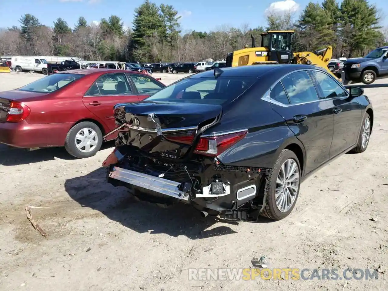 4 Photograph of a damaged car 58ADZ1B1XMU109829 LEXUS ES350 2021