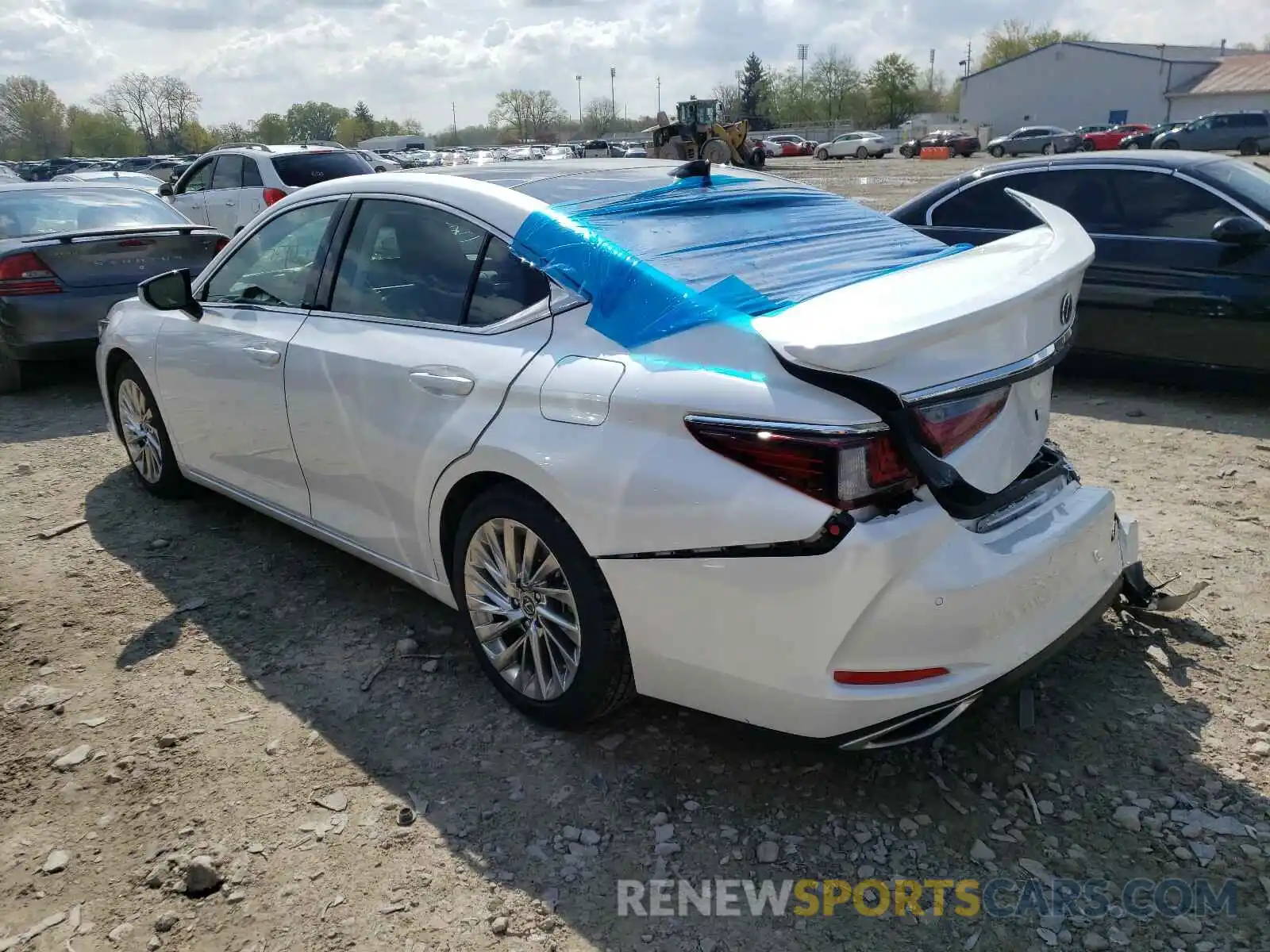 3 Photograph of a damaged car 58AEZ1B10MU086100 LEXUS ES350 2021