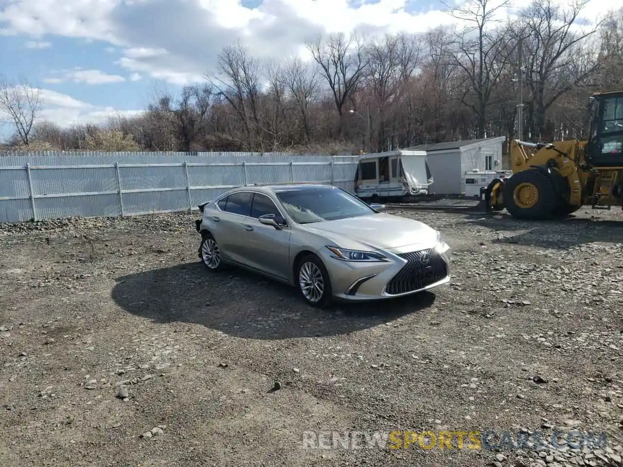 1 Photograph of a damaged car 58AEZ1B13MU101981 LEXUS ES350 2021