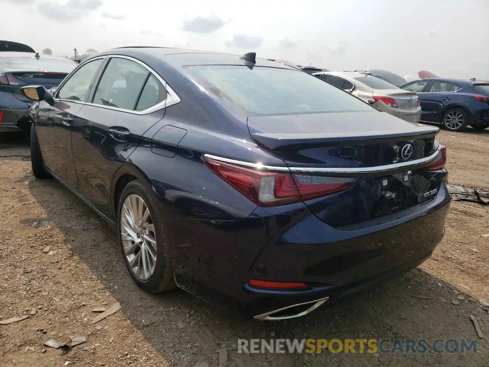 3 Photograph of a damaged car 58AEZ1B14MU083104 LEXUS ES350 2021