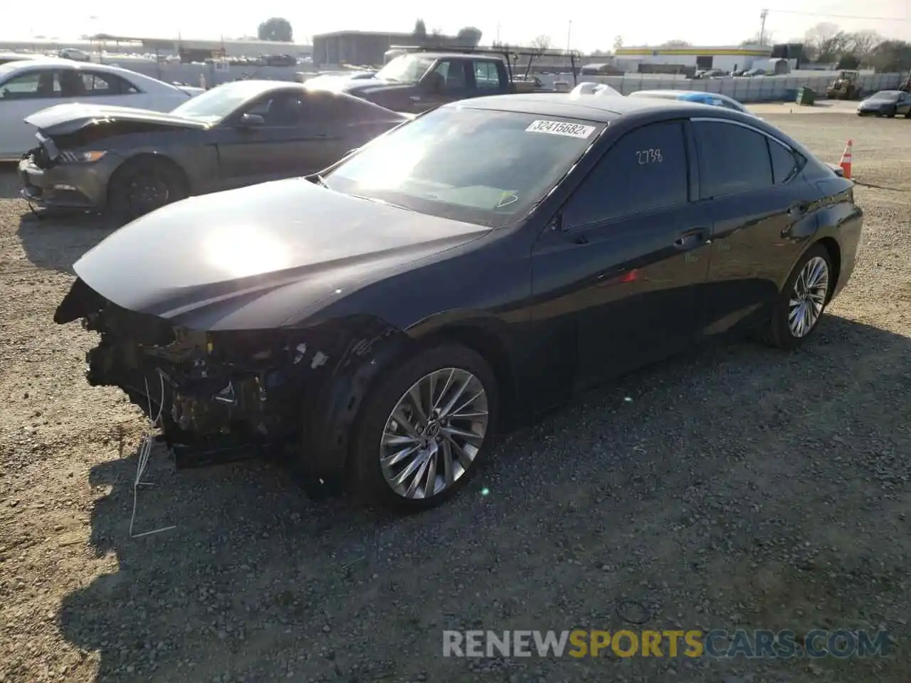 2 Photograph of a damaged car 58AEZ1B14MU108566 LEXUS ES350 2021