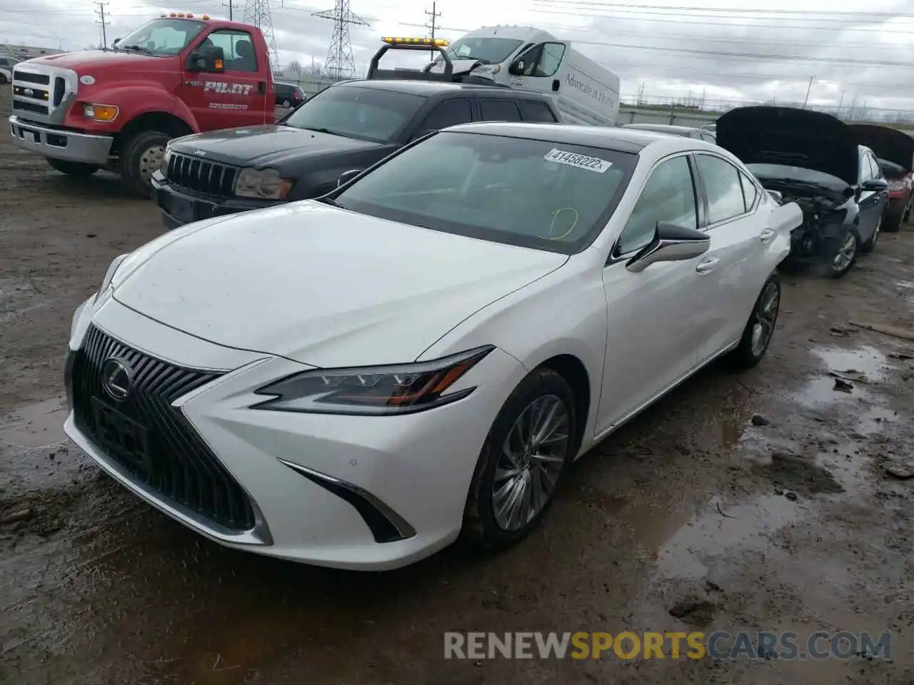 2 Photograph of a damaged car 58AEZ1B17MU093058 LEXUS ES350 2021