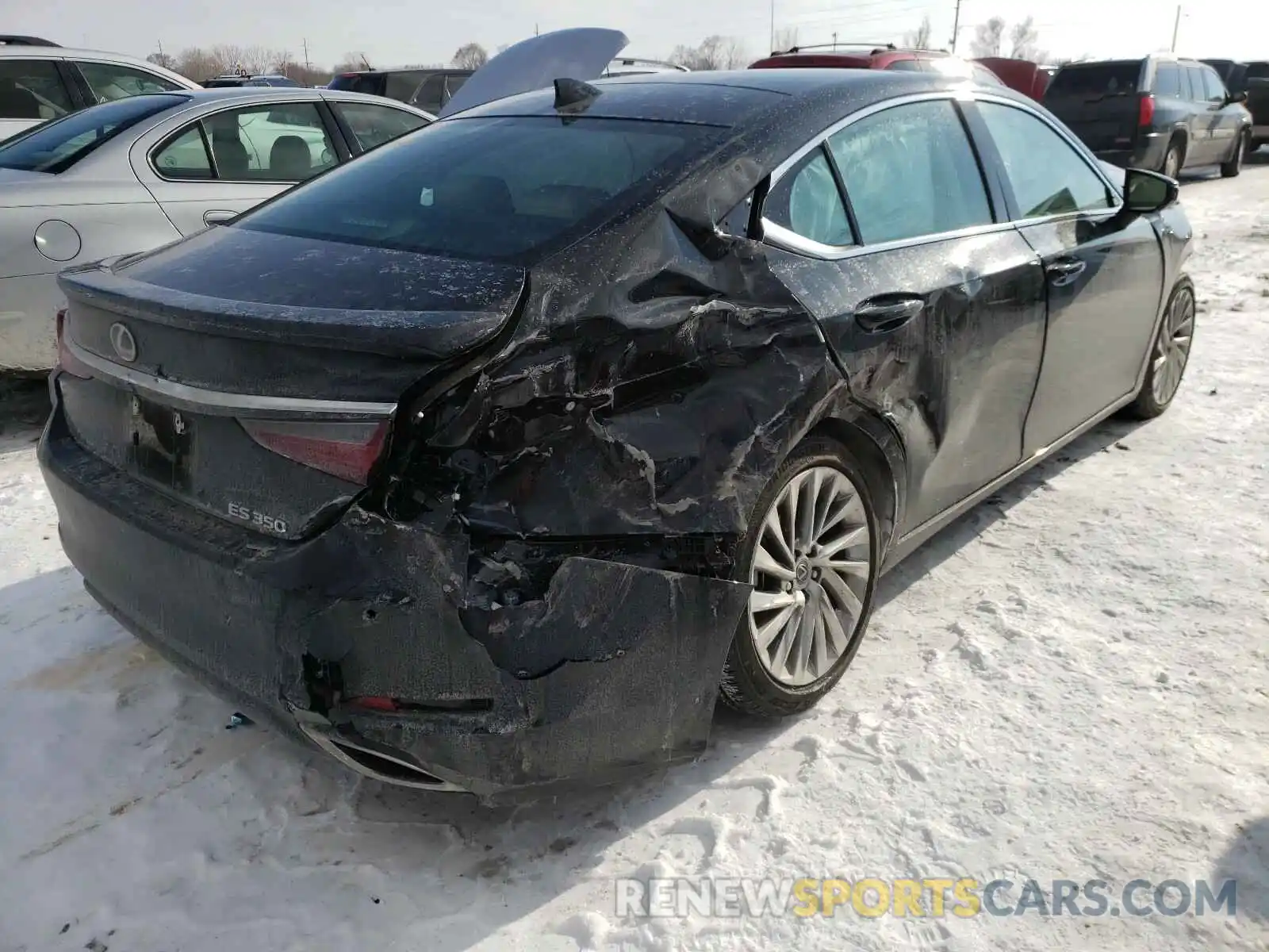 4 Photograph of a damaged car 58AEZ1B18MU088161 LEXUS ES350 2021