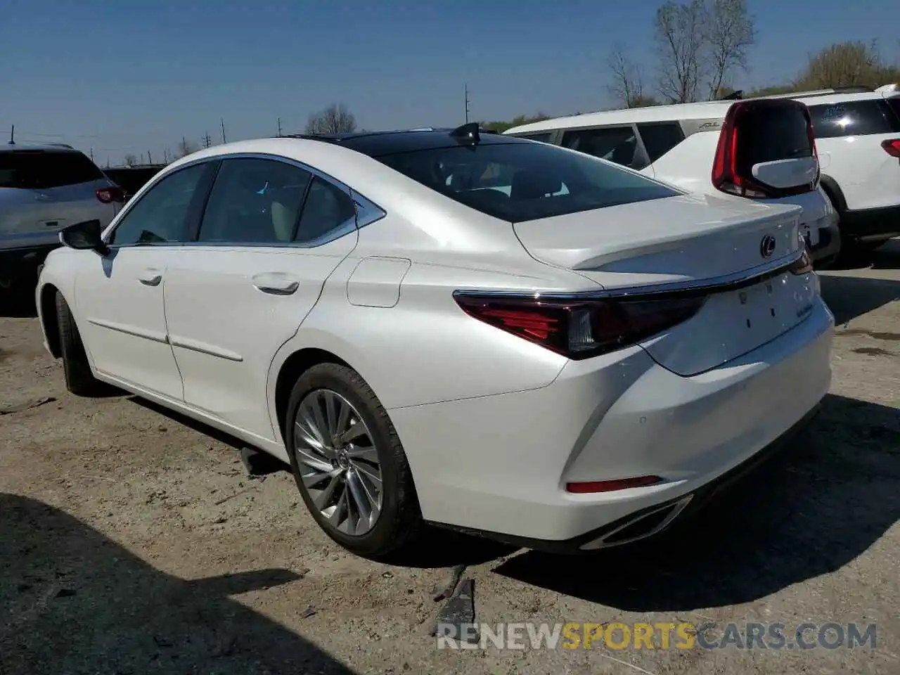 2 Photograph of a damaged car 58AEZ1B18MU103788 LEXUS ES350 2021