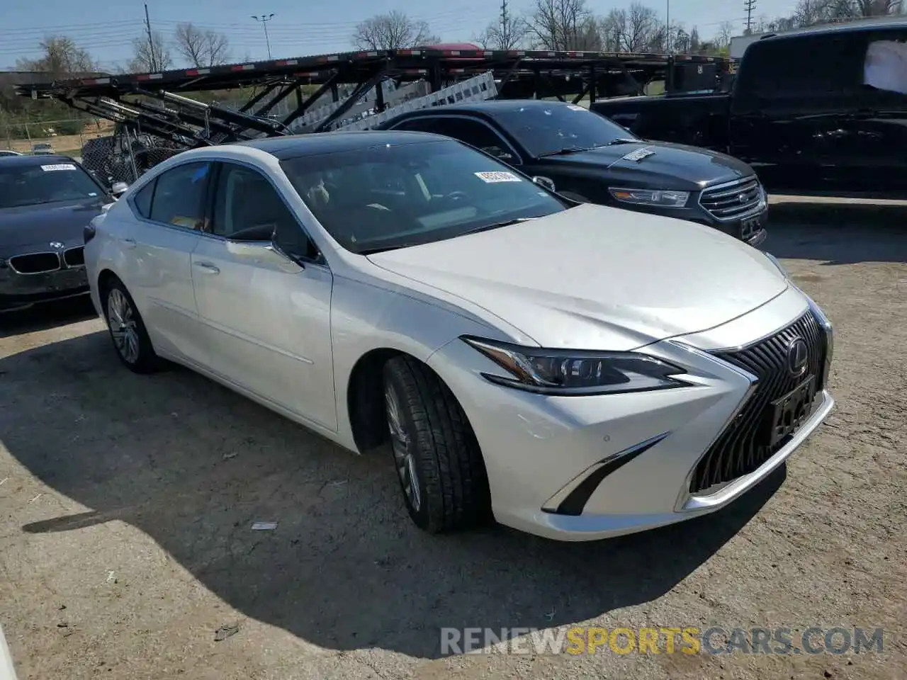 4 Photograph of a damaged car 58AEZ1B18MU103788 LEXUS ES350 2021