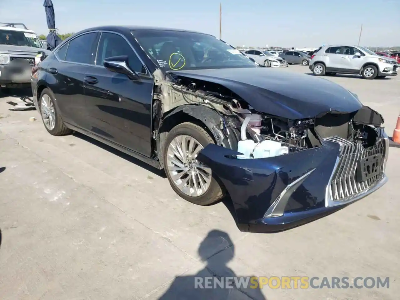 1 Photograph of a damaged car 58AFZ1B13MU087357 LEXUS ES350 2021