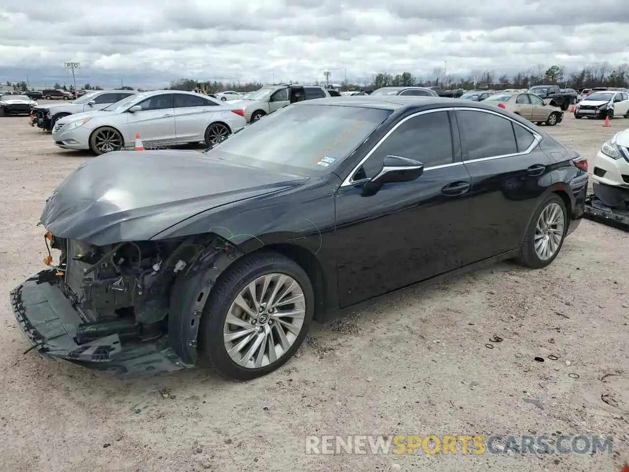 1 Photograph of a damaged car 58AFZ1B16MU089894 LEXUS ES350 2021