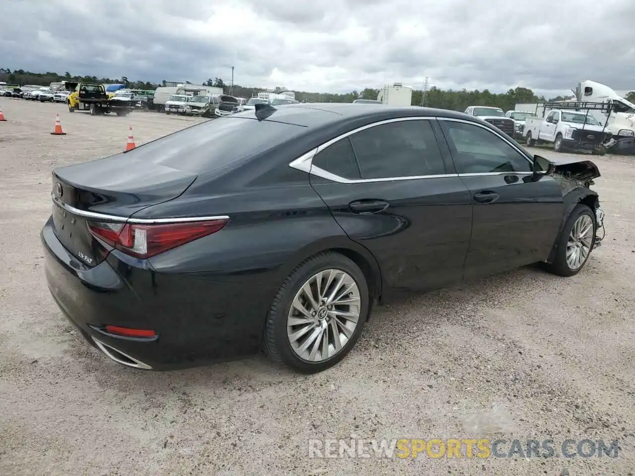 3 Photograph of a damaged car 58AFZ1B16MU089894 LEXUS ES350 2021