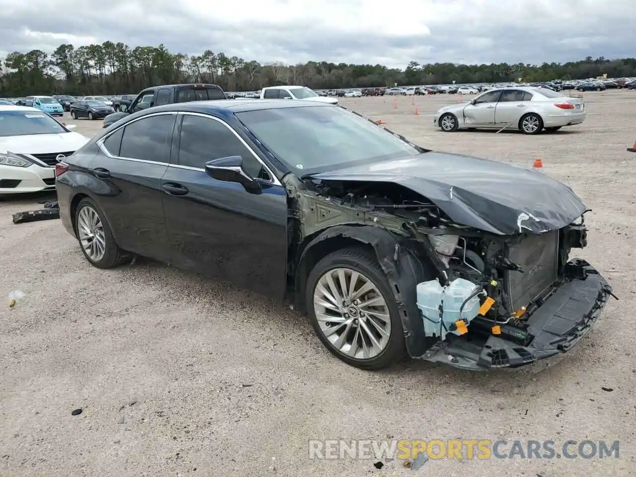 4 Фотография поврежденного автомобиля 58AFZ1B16MU089894 LEXUS ES350 2021