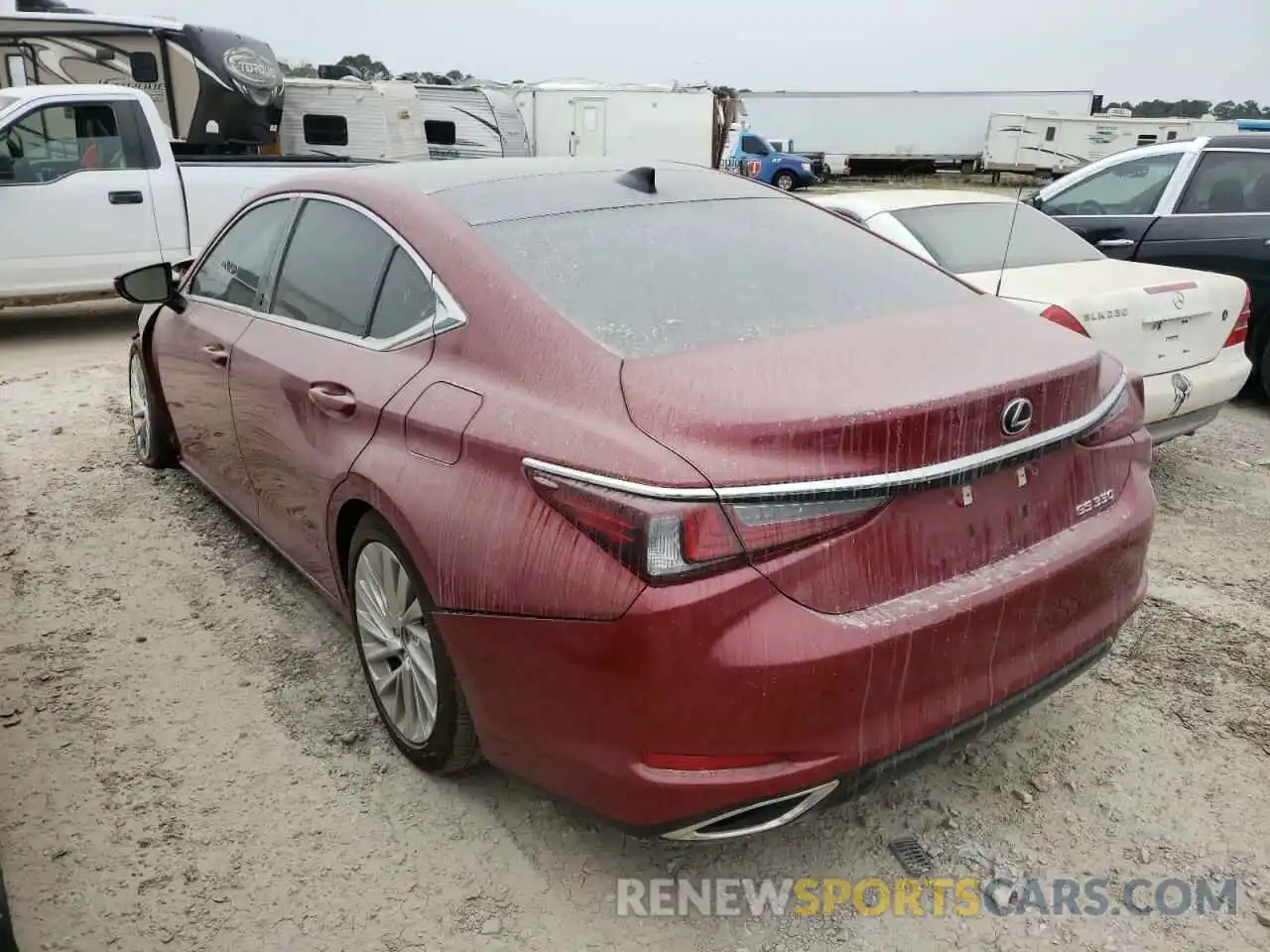 3 Photograph of a damaged car 58AFZ1B18MU092702 LEXUS ES350 2021