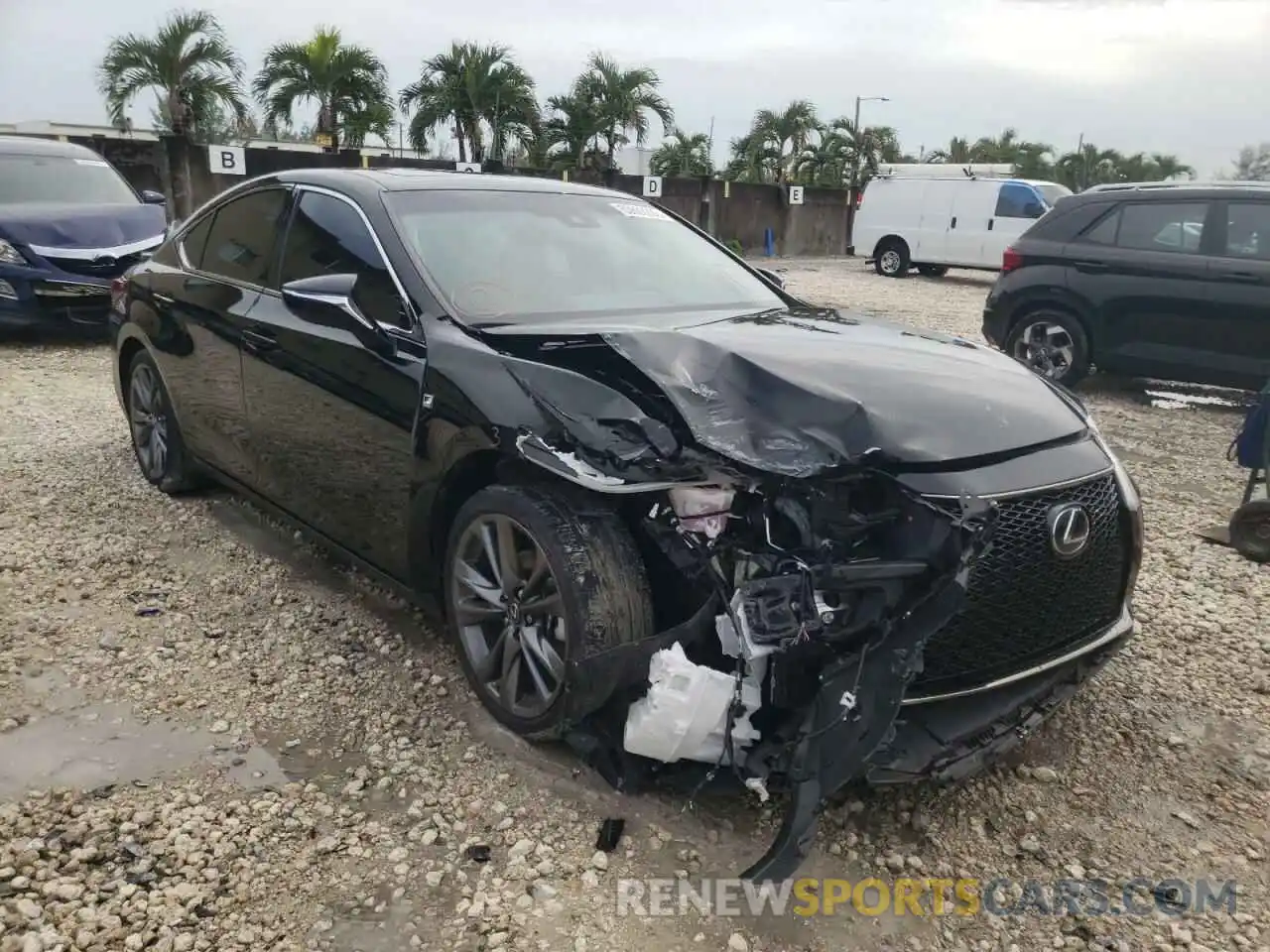 1 Photograph of a damaged car 58AGZ1B10MU088521 LEXUS ES350 2021