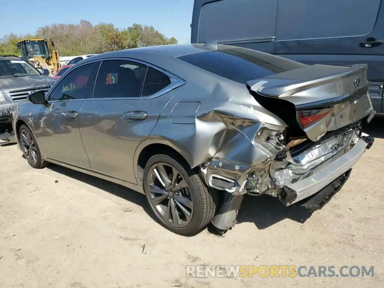 2 Photograph of a damaged car 58AGZ1B10MU103101 LEXUS ES350 2021